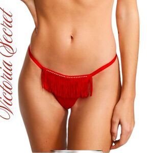 Victoria secret very sexy fringe v string